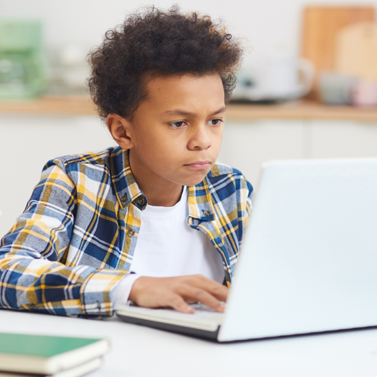 Kid With Laptop